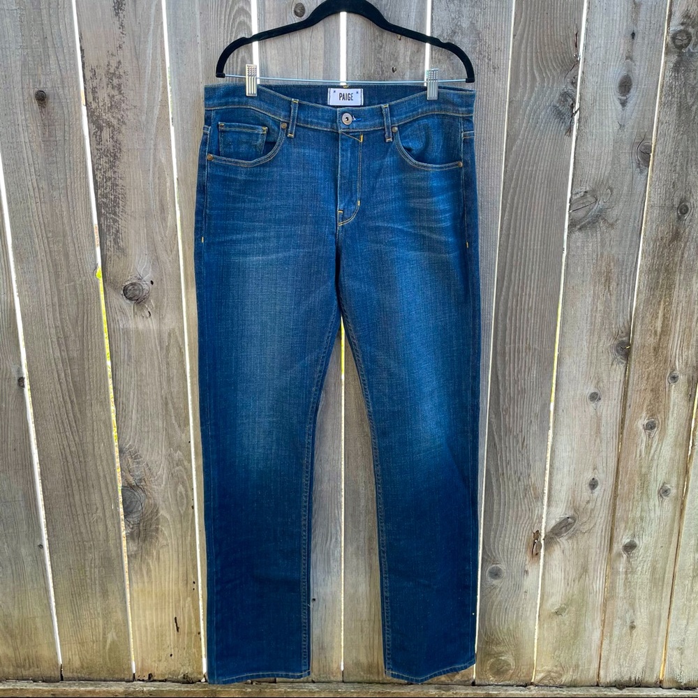 PAIGE Normandie Straight Leg Jeans Cliffside | 34